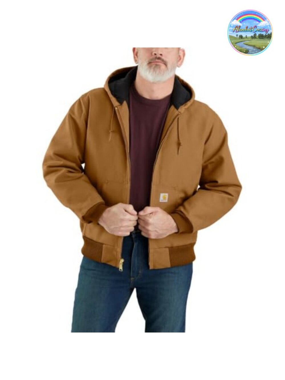 Carhartt Iconic J140 Firm Duck Active Jac Heavyweight Cotton Canvas Insulated